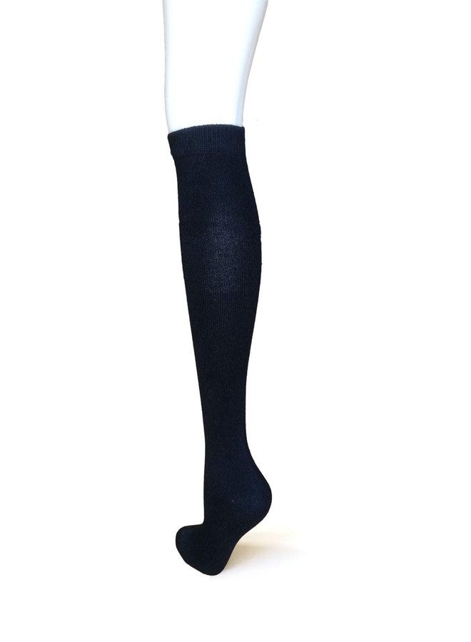 iMongol Pure Cashmere Women Men Knee High Casual Socks(Black, US 5-10) - Image 2